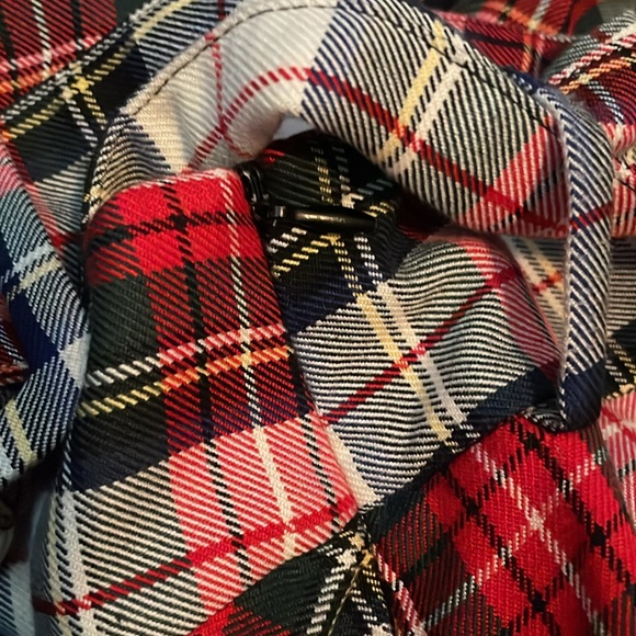 Plaid Midi Skirt with belt - Picture 8 of 8